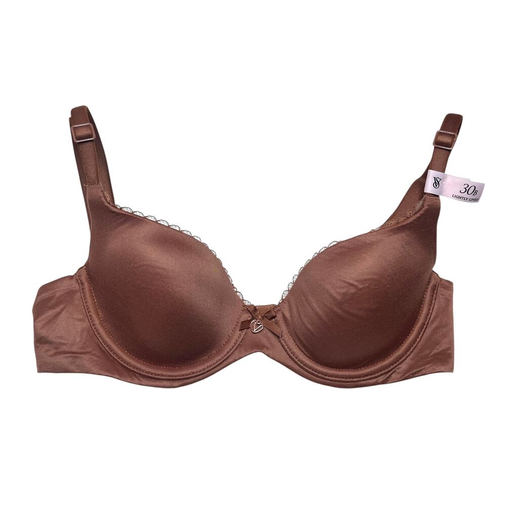 Victoria's Secret Body By Victoria Lightly Lined Smooth Demi Bra Caramel 30B
